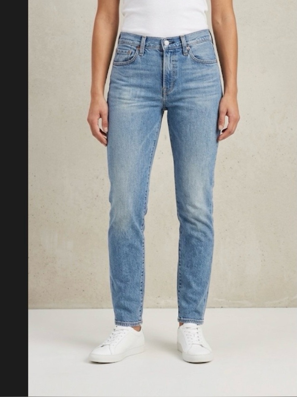 Levi's Women's 501 Skinny Blue Denim Jeans W28 L28 Premium Classiccore